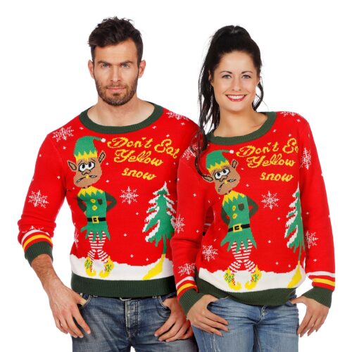 Dont Eat Yellow Snow Jultröja - X-Large