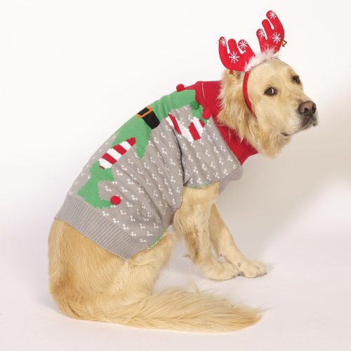 Hundens Jultröja - Grå