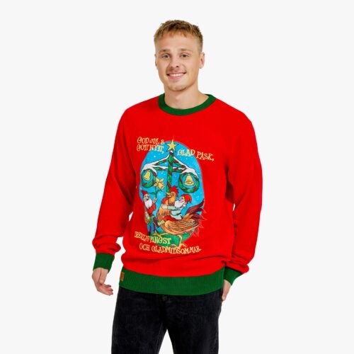 Jultröja - Högtid & tradition RÖD - Herr - XS