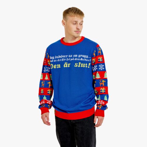 Jultröja - "Jag behöver ta en grogg" Herr - XS