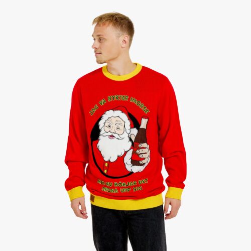 Jultröja - Jag va nykter i morse - Herr - XS