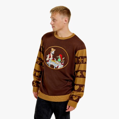 Jultröja - Pettson bakar pepparkakor Herr - XS