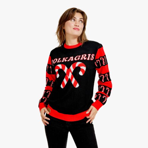 Jultröja - Polkagris Dam - XXL