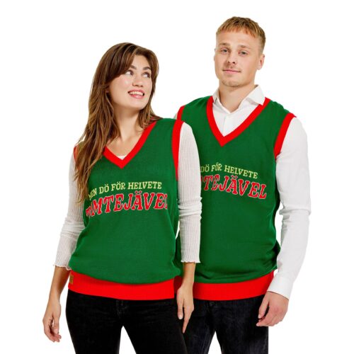 Julväst Tomtejävel - X-Large