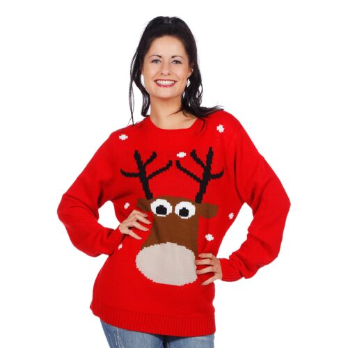 Ren Röd Jultröja - Large